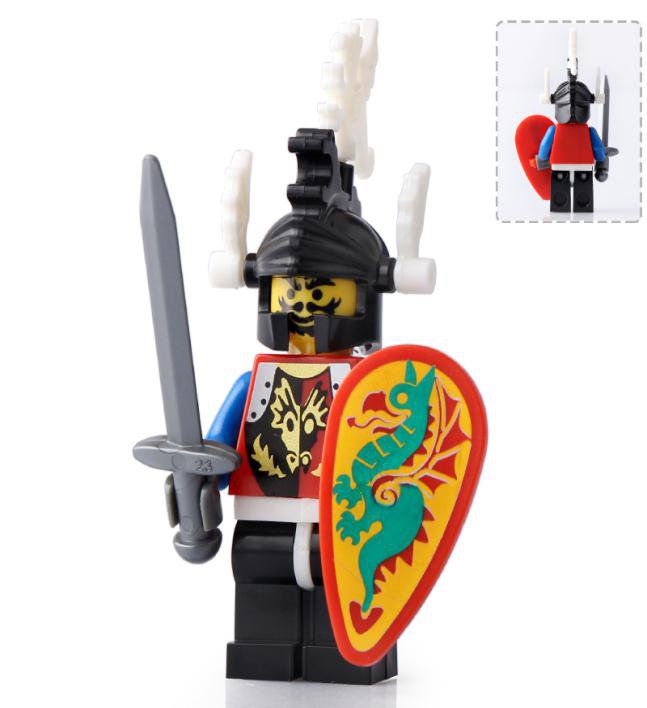 Medieval Knight Warrior Castle Soldier Minifigures Mini figure Minifigs Christmas Gift Brick