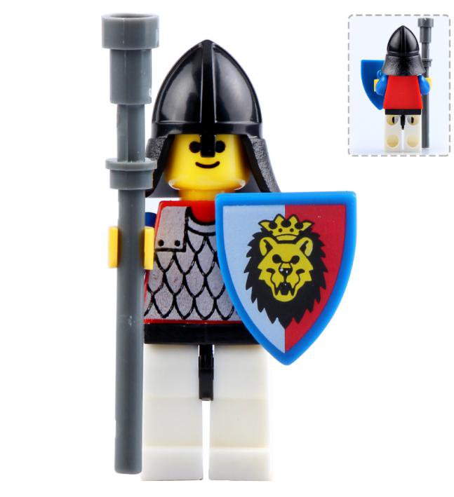 Medieval Knight Warrior Castle Soldier Minifigures Mini figure Minifigs Christmas Gift Brick