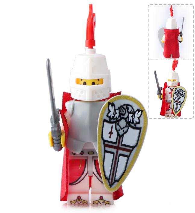 Medieval Knight Warrior Castle Soldier Minifigures Mini figure Minifigs Christmas Gift Brick