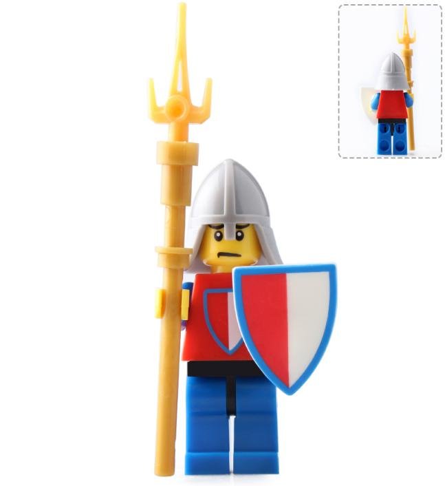 Medieval Knight Warrior Castle Soldier Minifigures Mini figure Minifigs Christmas Gift Brick