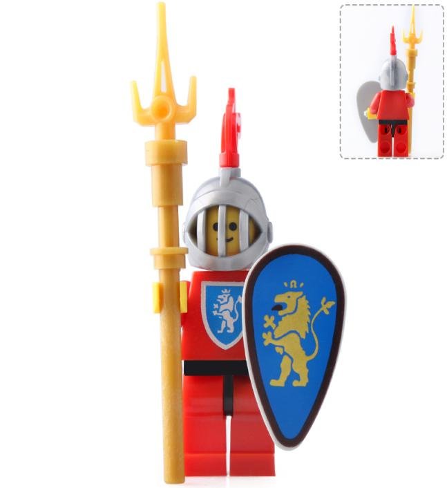 Medieval Knight Warrior Castle Soldier Minifigures Mini figure Minifigs Christmas Gift Brick