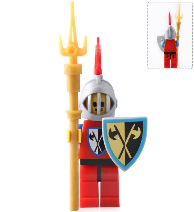 Medieval Knight Warrior Castle Soldier Minifigures Mini figure Minifigs Christmas Gift Brick