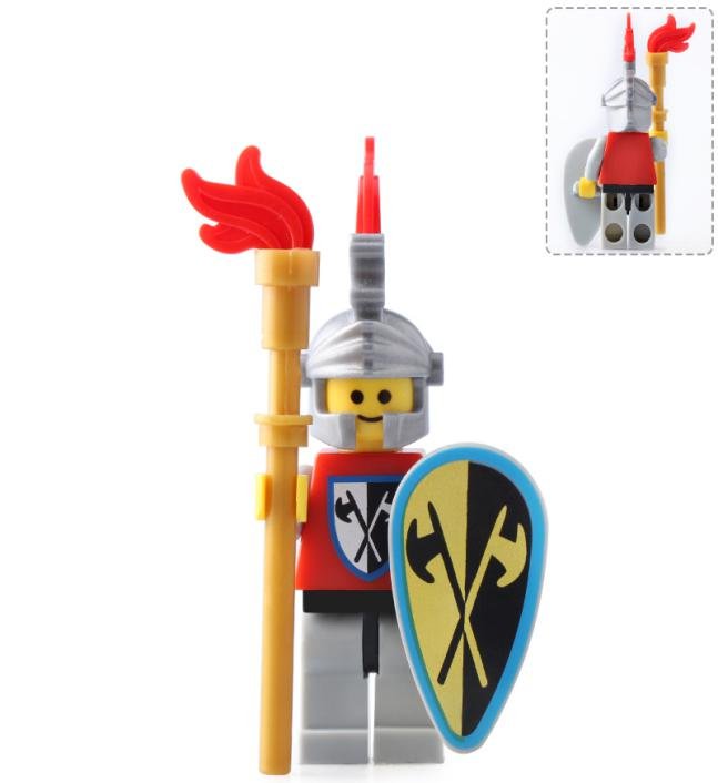 Medieval Knight Warrior Castle Soldier Minifigures Mini figure Minifigs Christmas Gift Brick