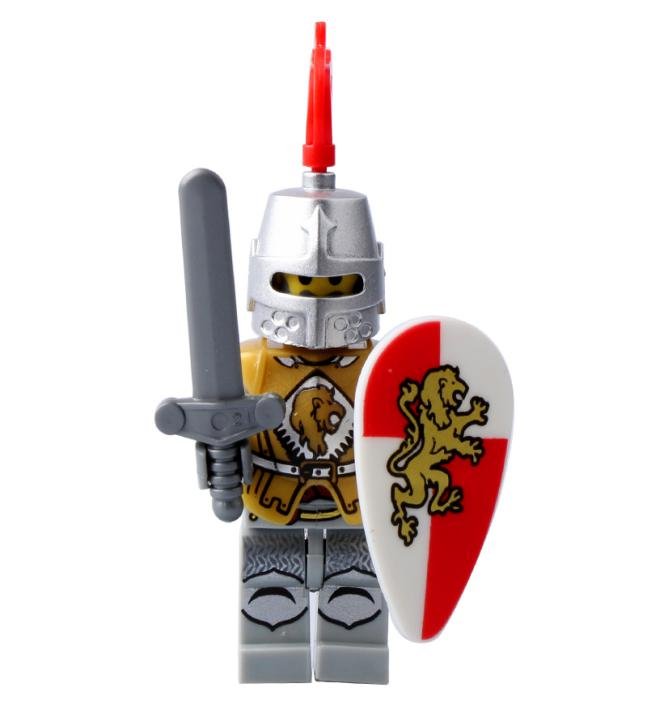 Medieval Knight Warrior Castle Soldier Minifigures Mini figure Minifigs Christmas Gift Brick