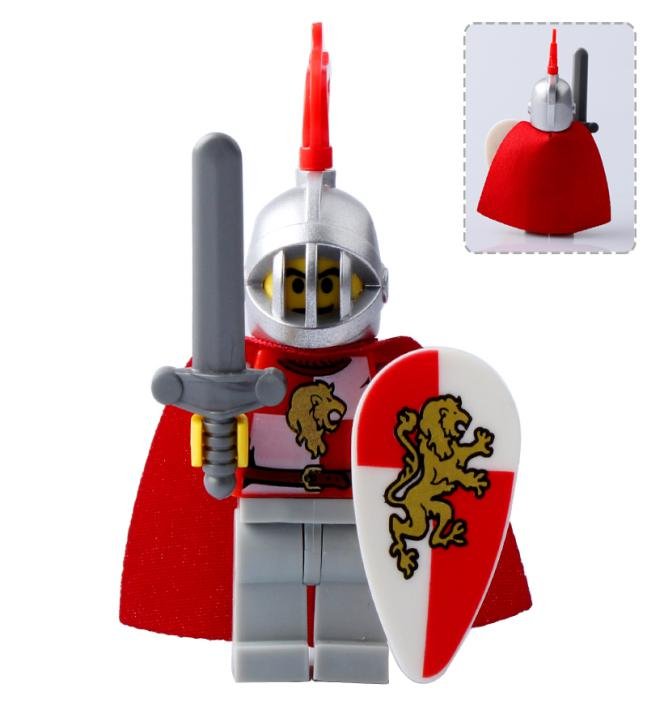 Medieval Knight Warrior Castle Soldier Minifigures Mini figure Minifigs Christmas Gift Brick