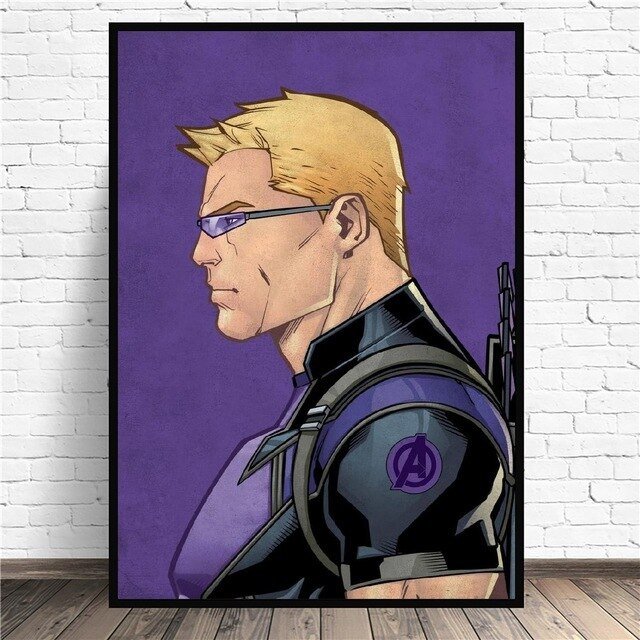 Hawkeye Avengers Marvel Super Hero Picture Painting Poster Print Wall Art Picture Decoration