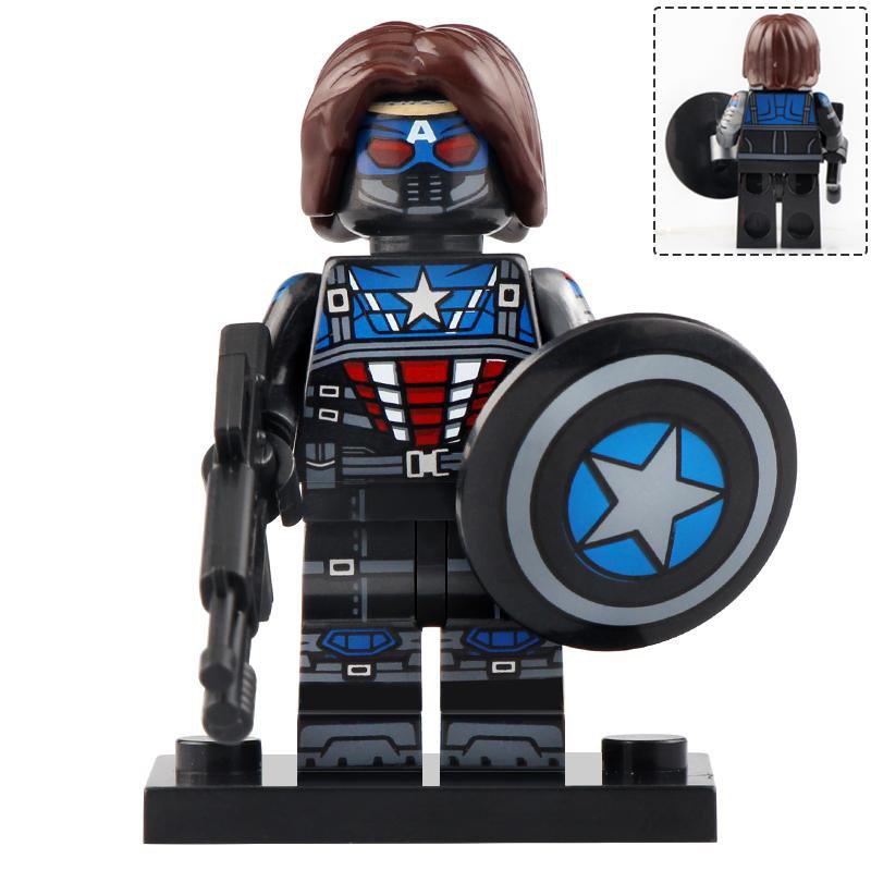 Winter Soldier Captain America Marvel Avengers Minifigures Mini figure Minifigs Christmas Gift Brick