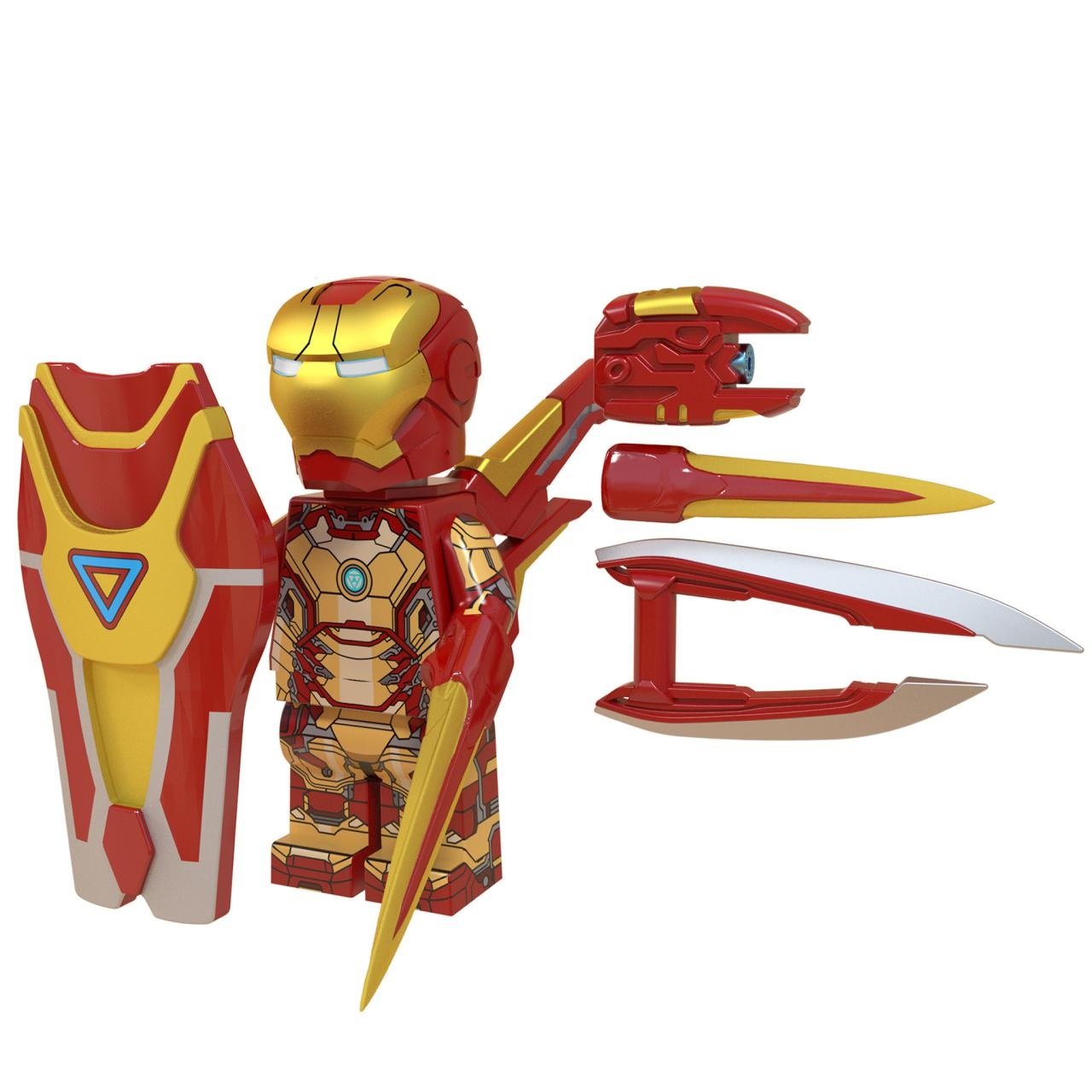 Iron Man MK 42 Marvel Avengers Infinity War Minifigures Mini figure Minifigs Christmas Gift Brick
