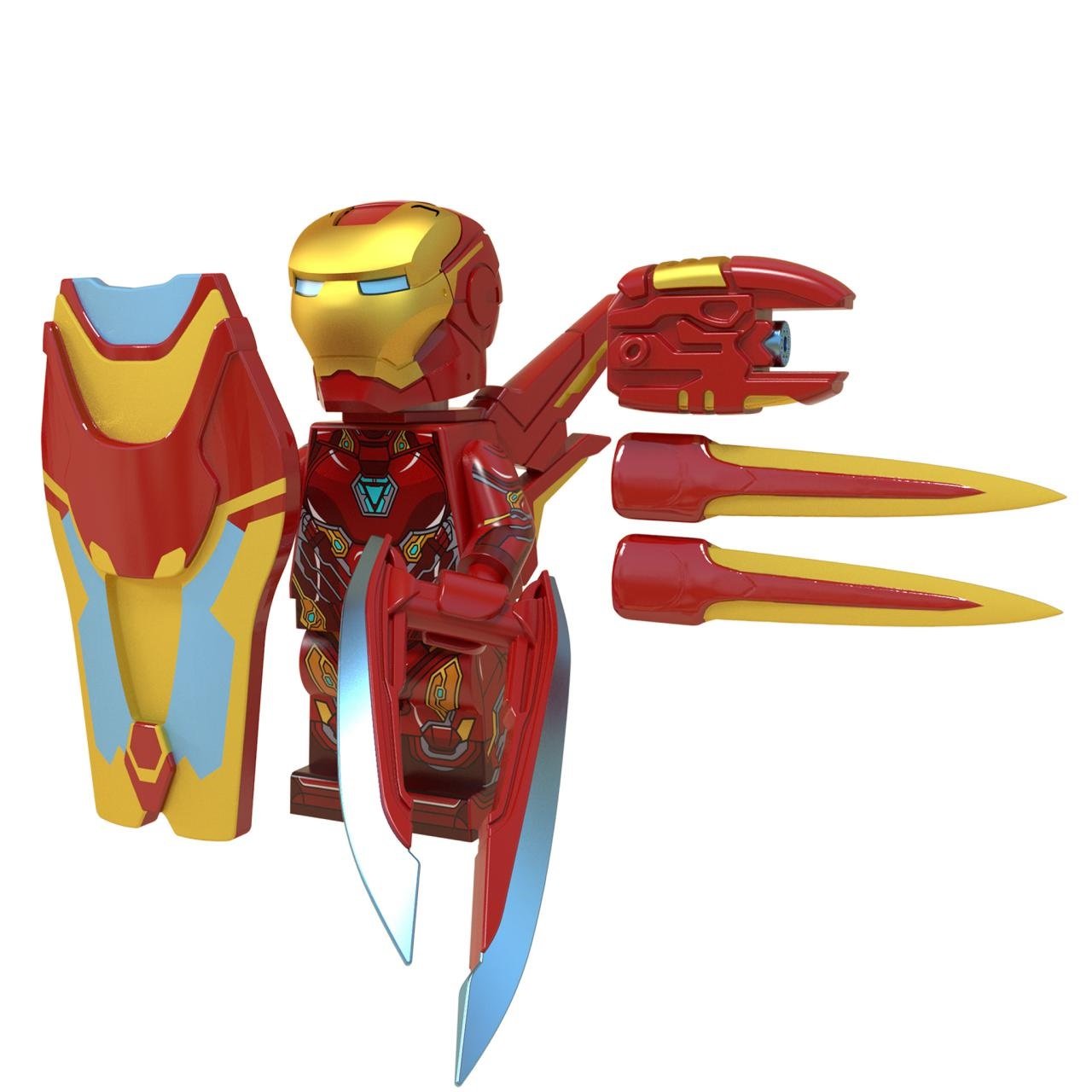Iron Man MK 50 Marvel Avengers Infinity War Minifigures Mini figure Minifigs Christmas Gift Brick
