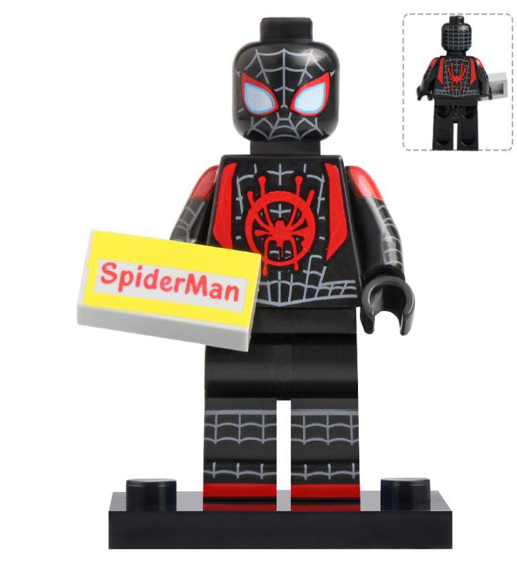 Spider-man Miles Morales Marvel Spiderman Minifigures Mini figure Minifigs Christmas Gift Brick
