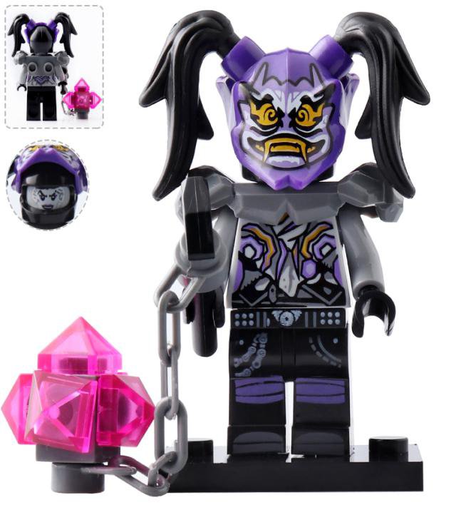 Harumi Oni Mask Hatred Ninjago Movie Cartoon Minifigures Mini figure Minifigs Christmas Gift Brick