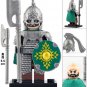 8 PCS SET Rohan Soldier Lord Rings Hobbit Minifigures Lego Compatible Custom Minifig Bricks LotR
