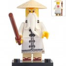 Ninjago legacy Sensei Wu White Minifigure Mini figure Minifig Christmas Gift Toy