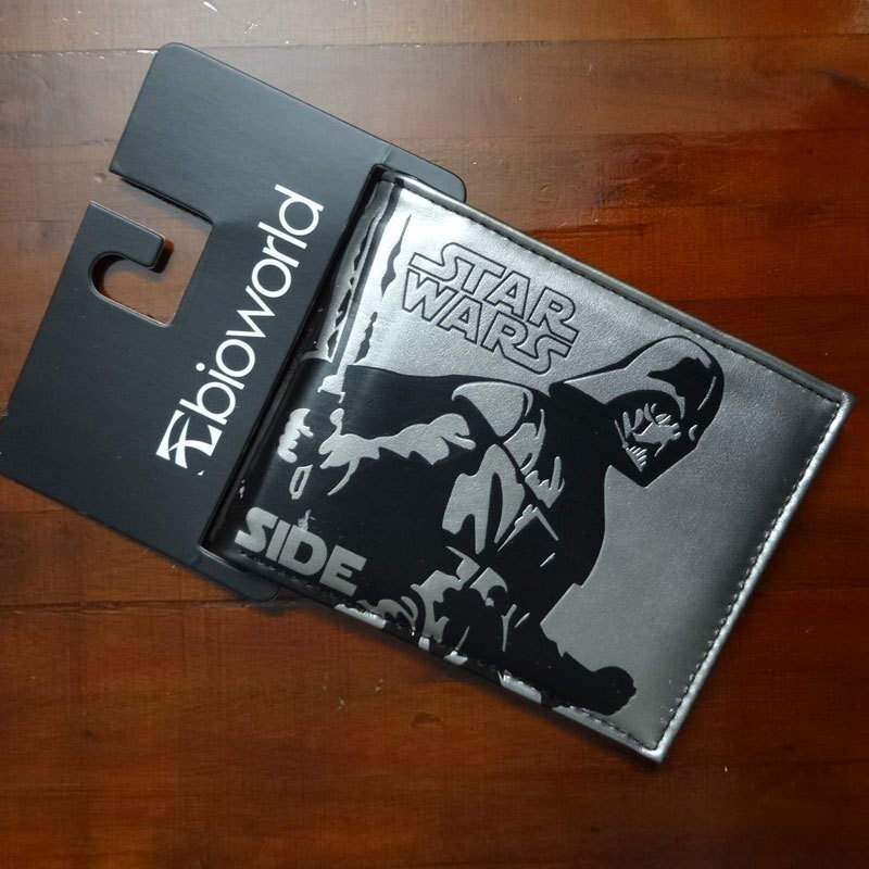 Star Wars Darth Vader Dark Side Wallet Short Two-fold Leather Personality Creative Great Gift
