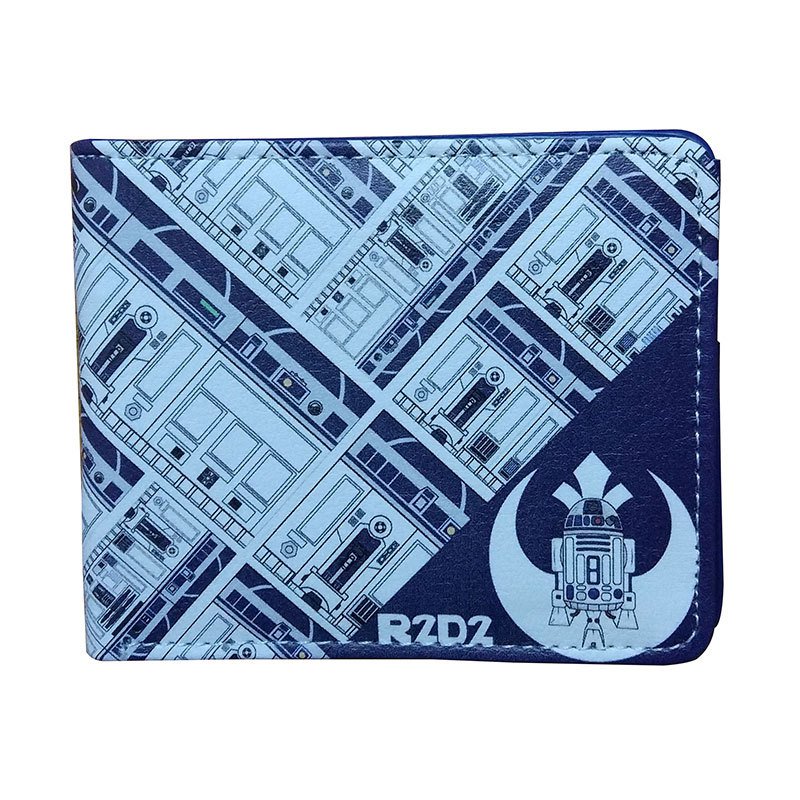 Star Wars R2-D2 Droid Wallet Short Two-fold Leather Personality Creative Great Gift