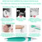 Ear Cleaner Wax Removal Tool Silicone Spiral 16 Replacement Heads Earpick Sticks Earwax Remove