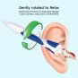 Ear Cleaner Wax Removal Tool Silicone Spiral 16 Replacement Heads Earpick Sticks Earwax Remove