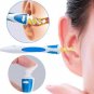 Ear Cleaner Wax Removal Tool Silicone Spiral 16 Replacement Heads Earpick Sticks Earwax Remove