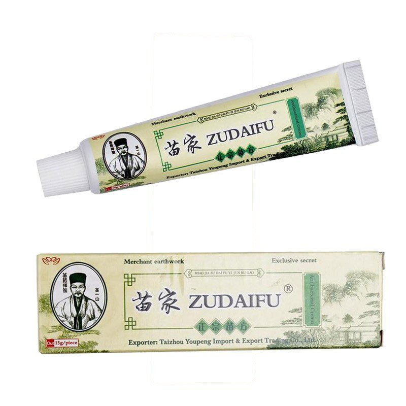 5 PCS Zudaifu Skin Psoriasis Cream Dermatitis Eczema Acne Ointment Skin Care USA Stock Free Shipping