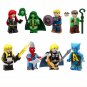 8 PCS SET Balck Widow Gamora Captain America Beast Riddler Minifigure Custom Figure Free Shipping