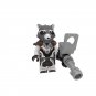 8 PCS SET Captain America Hulk Rocket Iron Man MK 85 War Machine Spider-Man Velocity Suit Minifigure
