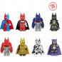 8 PCS SET Two-Face Batman Azrael Knightfall Tuxedo Red Knightsend Leopard Cow Huntress Minifigure