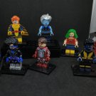 8 PCS SET Doc Samson Banshee Iron Man Trickster Bluebird Killer Frost Nightcrawler Minifigure NEW