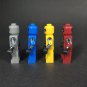 8 PCS SET Minifigure Deadpool Dogs Samurai Blue Yellow Pikachu Compatible Lego Building Block Toy