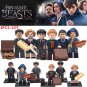 SET Fantastic Beasts Harry Potter Newt Scamander Percival Graves Credence Minifigure Compatible Lego