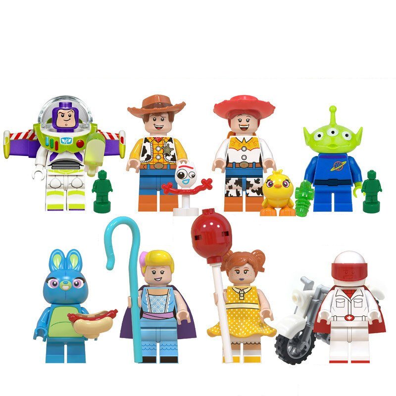 Toy Story Buzz Lightyear Woody Forky Jessie Alien LGM Gabby Duke Caboom ...