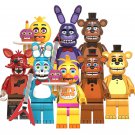 Five Nights at Freddy's Chica Bonnie Foxy Freddy Golden Minifigure Compatible Lego Custom Brick NEW