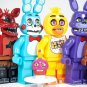 Five Nights at Freddy's Chica Bonnie Foxy Freddy Golden Minifigure Compatible Lego Custom Brick NEW