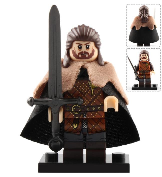 Game Of Thrones Ned Stark Jory Cassel Archer Spear Soldier Hallis ...