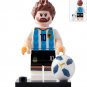 Soccer Football Star Ronaldo Messi Neymar Beckham De Bruyne Modric Cavani Minifigure Compatible Lego