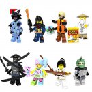 Ninjago Garmadon Shark Master Wu N-Pop Girl Spinjitzu Nya Angler Minifigure Compatible Lego Custom