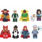 Strange Speed Vision Agnes Scarlet Witch Spectrum Wiccan Quicksilver Minifigure Lego Compatible