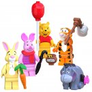 Winnie the Pooh Piglet Rabbit Eeyore Tigger Minifigure Lego Compatible Minifigs Custom Bricks