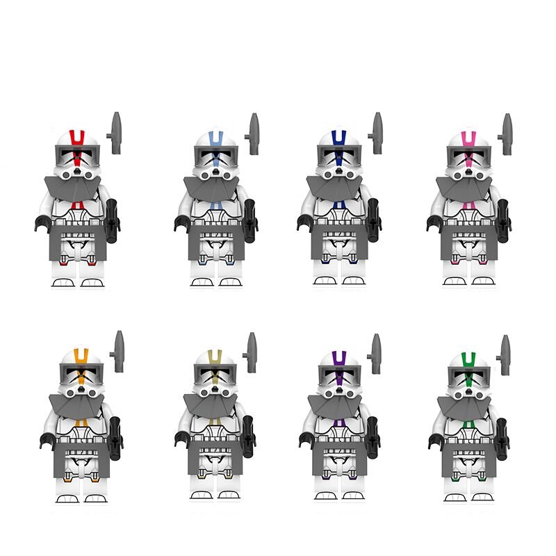 Star Wars Mandalorian Clone Trooper Stormtrooper Armor Minifigure Lego Compatible Minifigs Custom