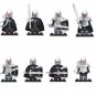 8 PCS SET Lord of the Rings Soldiers of Gondor Hobbit Minifigure Compatible Lego Custom Brick Block