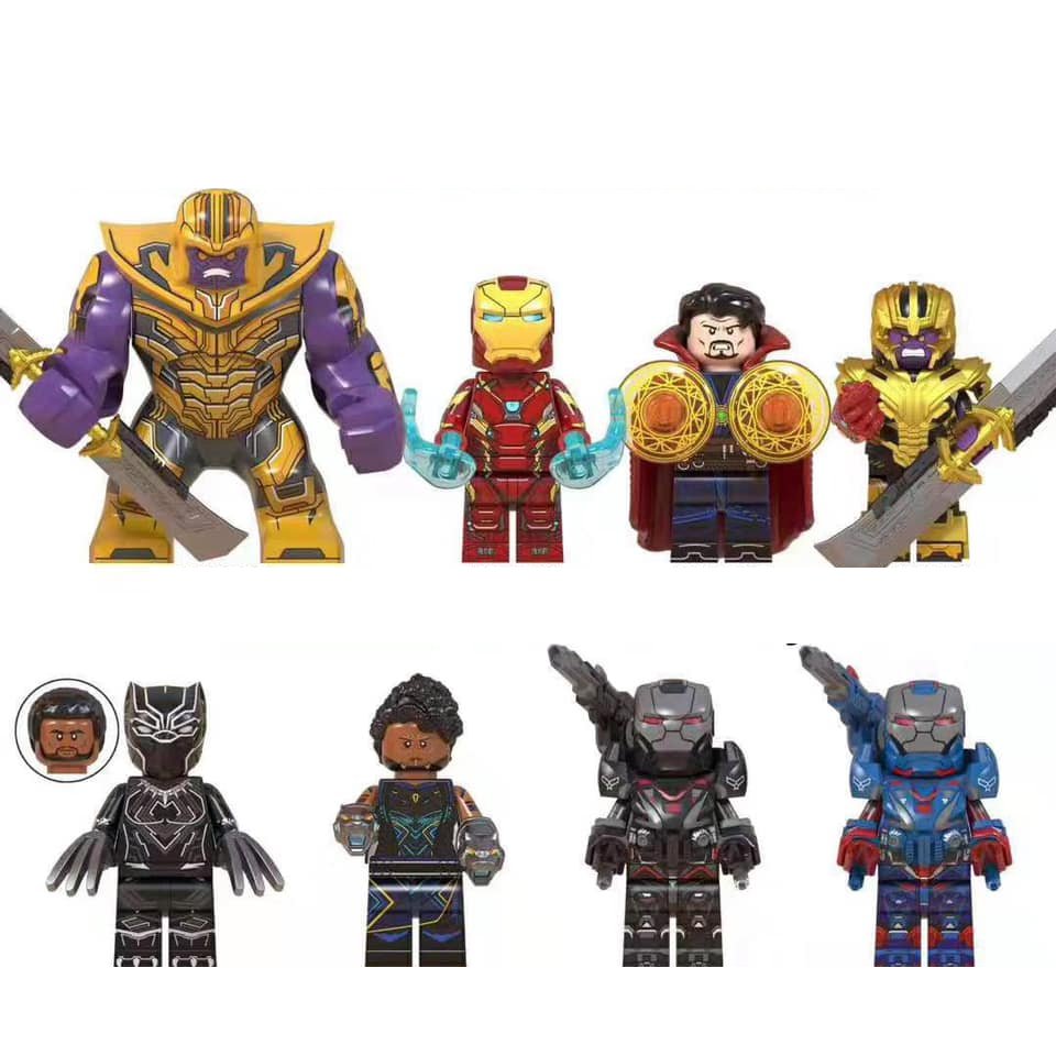Thanos Iron Man Doctor Strange Black Panther Shuri War War Machine Minifigure Compatible Lego NEW