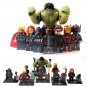 Avengers Thor Hulk Big Figure Fury Captain America Widow Iron Man Ultron Minifigure Compatible Lego