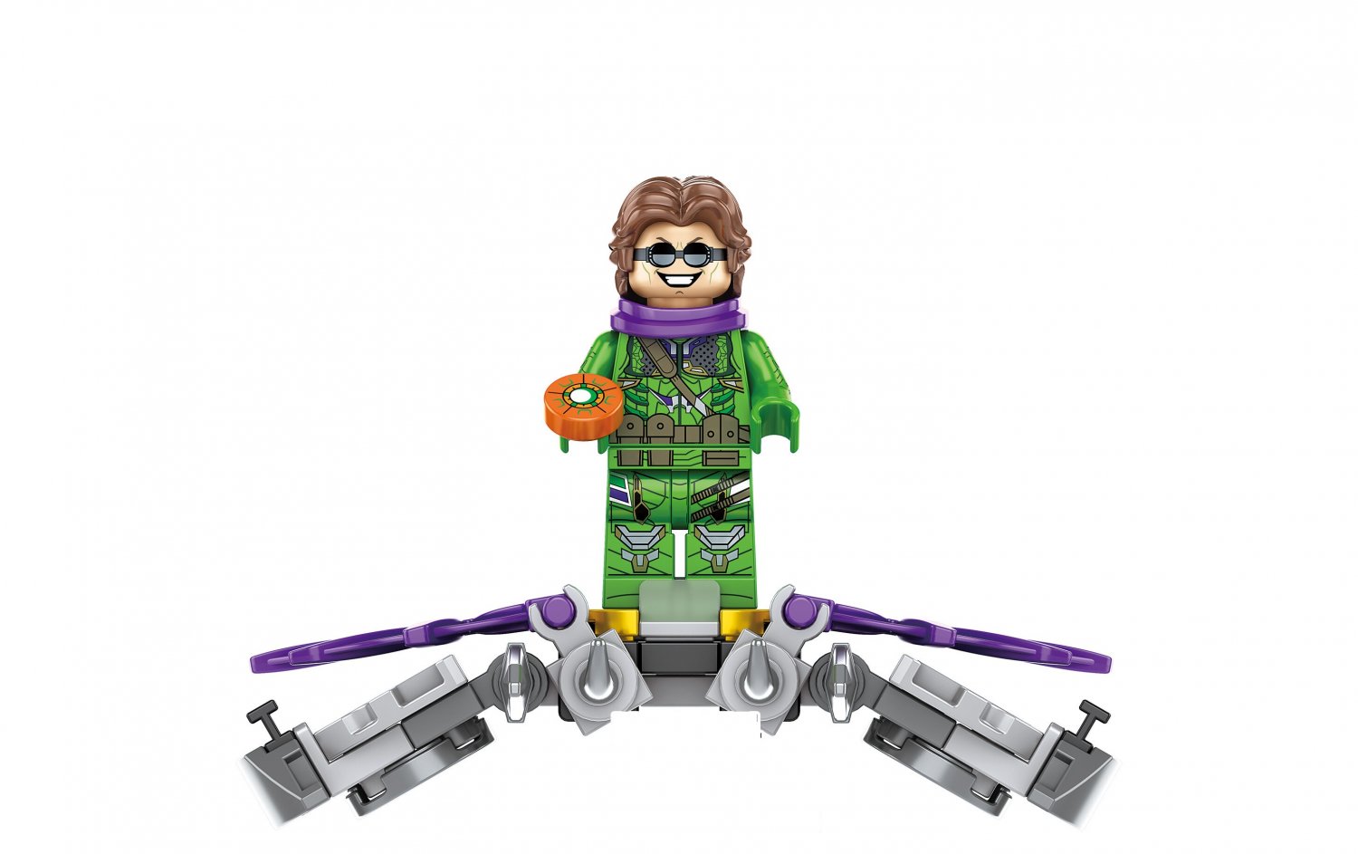 Green Goblin Spider-man no way home Minifigure Lego Compatible Minifigs Minifigures Custom Bricks