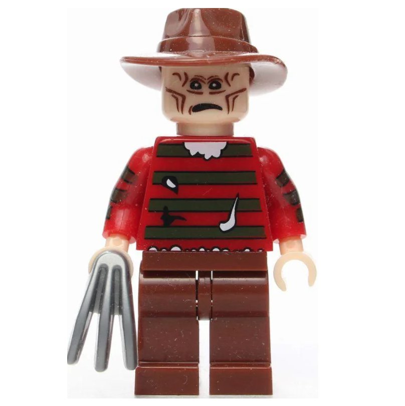 Freddy Krueger Nightmare on Elm Street Minifigure Lego Compatible ...