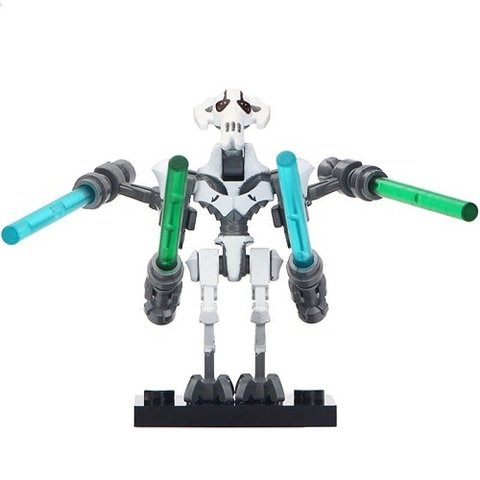 General Grievous Star Wars Minifigures Jedi Mini figure Minifigs Gift Brick Block