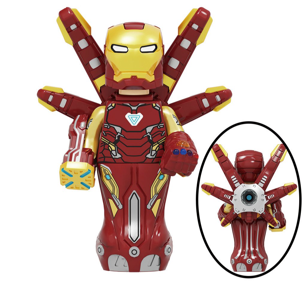 Iron Man MK 85 Infinity War Minifigure Lego Compatible Minifigs Minifigures Custom