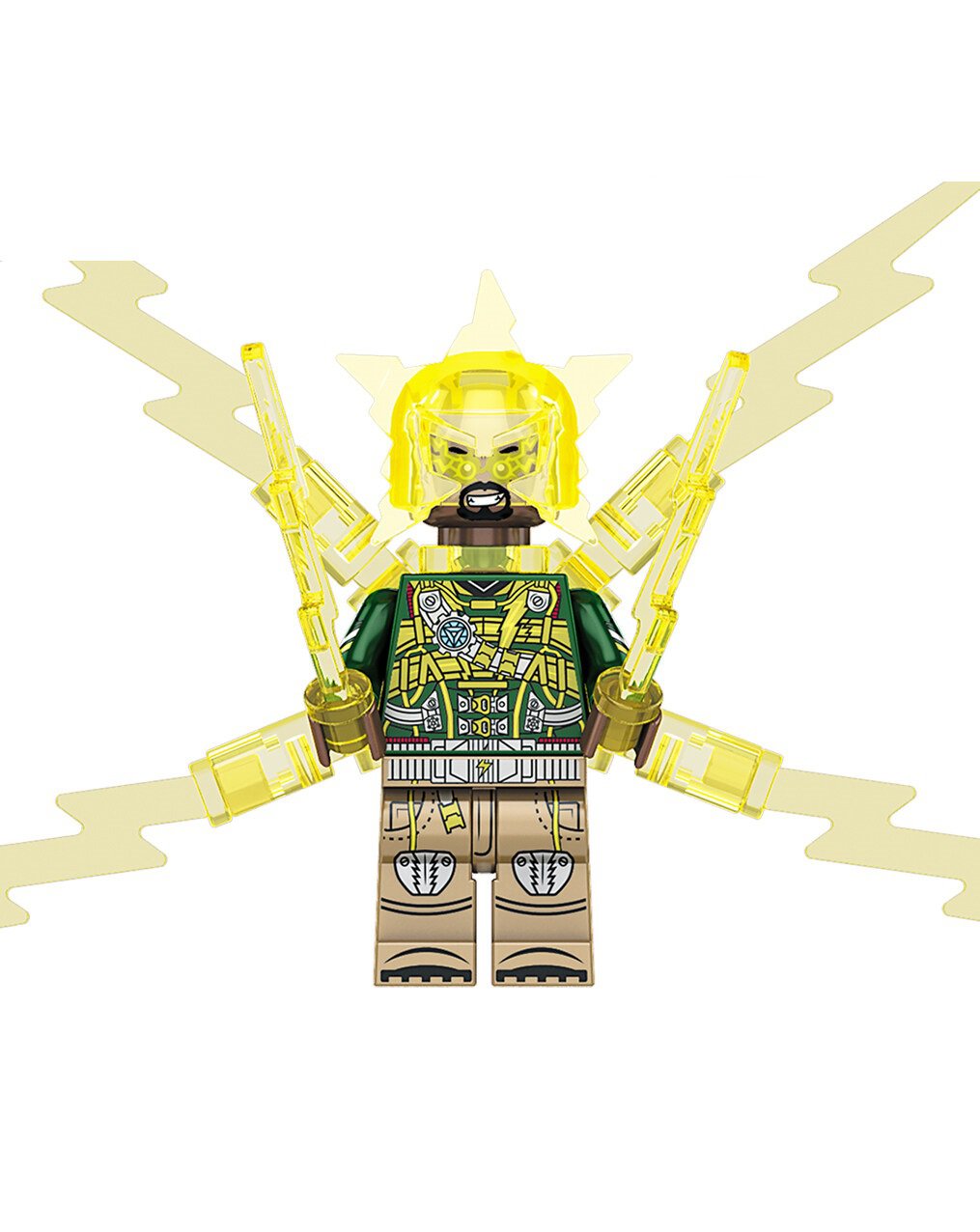 Electro Spider-man no way home Minifigure Lego Compatible Minifigs Minifigures Custom Bricks Marvel