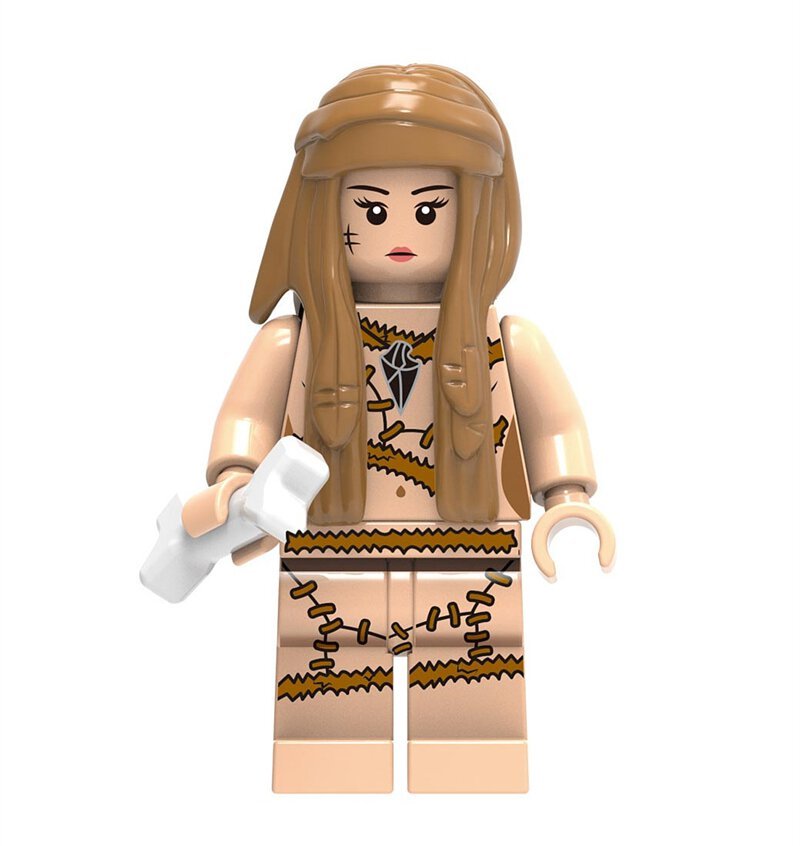 Primitive Woman WoW Minifigures Lego Compatible Minifigs Custom Minifigure Toy Bricks