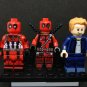 Bane Bigfigs TLBM Wolverine Deadpool Captain America Chavez Batman Minifigures Lego Compatible