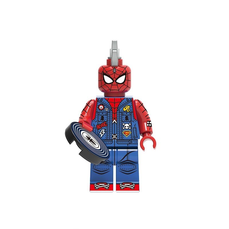Spider-man No Way Home Spider-Punk Verse Minifigure Lego Compatible Minifigs Minifigures Custom