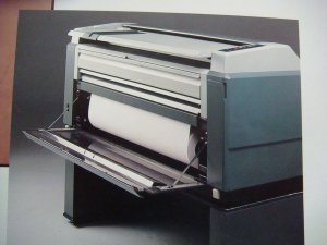 Oce 7100 Engineering Copier Automatic prints cuts paper